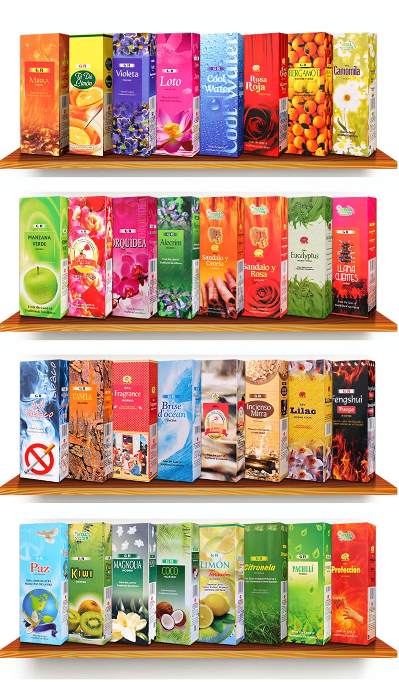 20-Pack Indian Incense Sticks