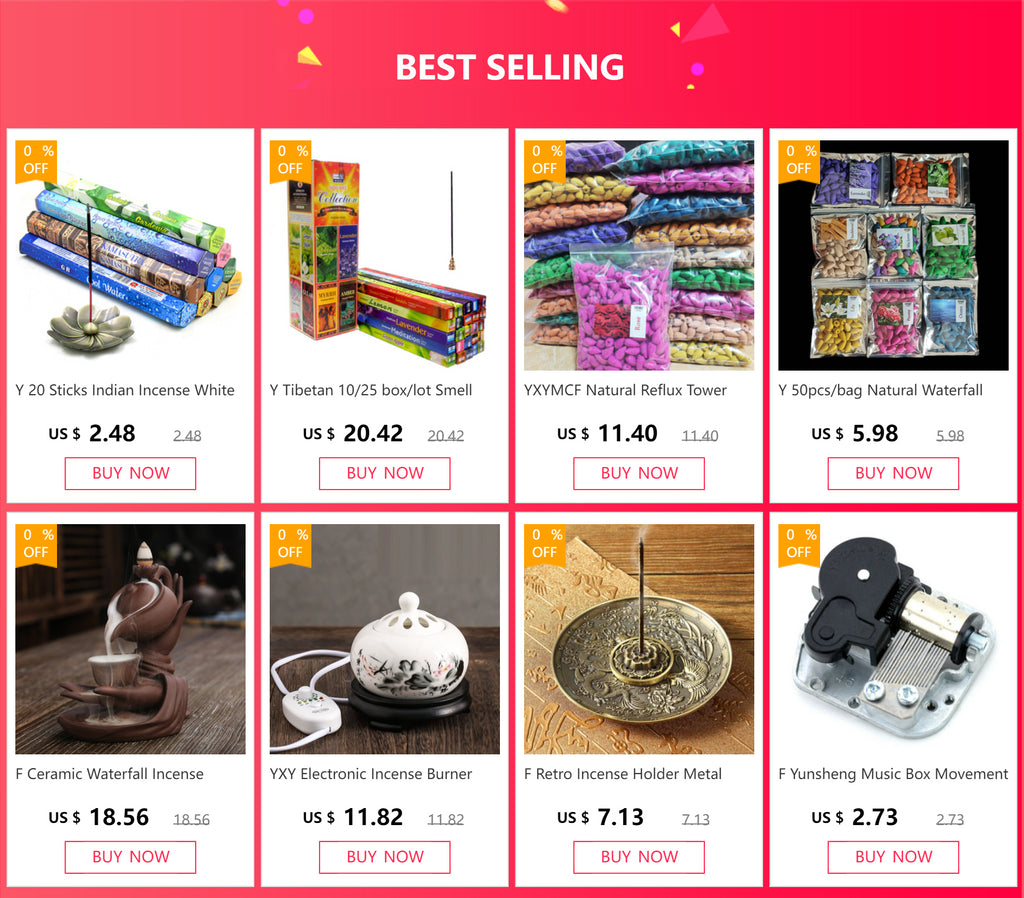 20-Pack Indian Incense Sticks