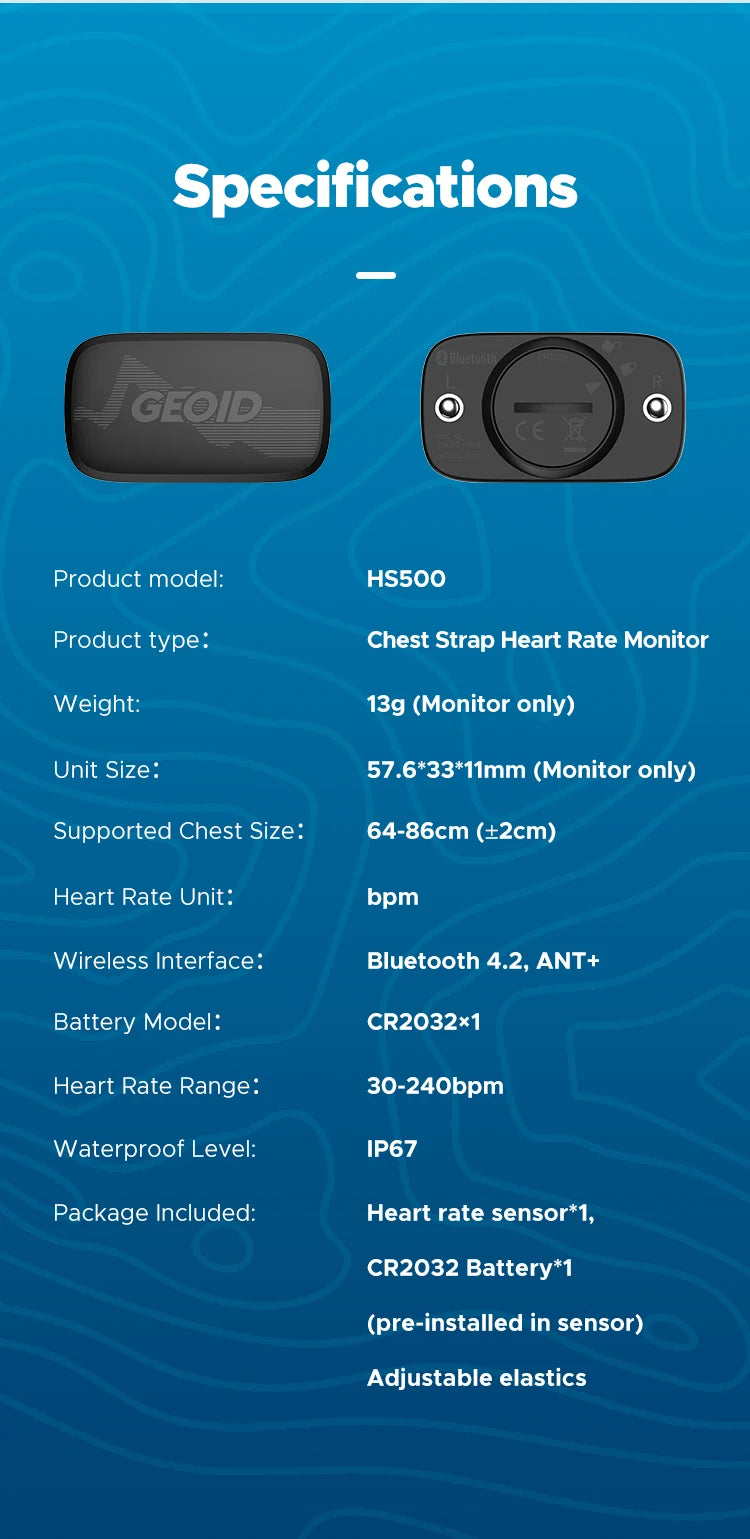 GEOID HS500 Heart Rate Monitor