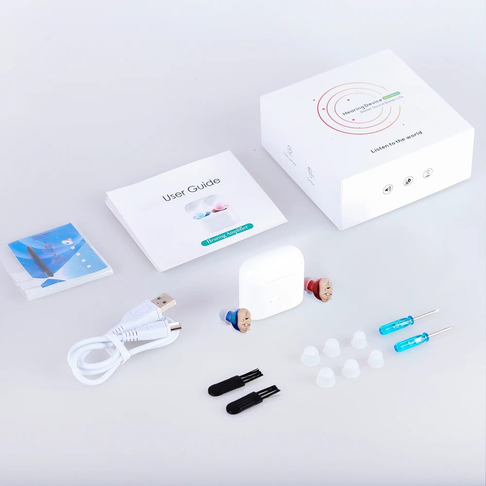 Rechargeable Mini Invisible Hearing Aid