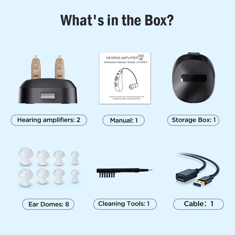 JINGHAO Rechargeable BTE Hearing Aid