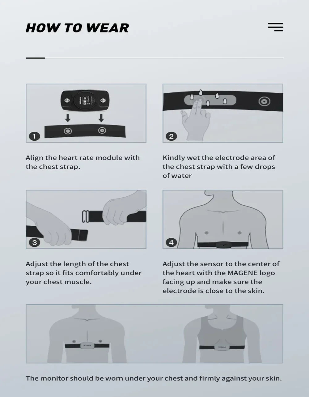 Magene H-Series Heart Rate Monitor