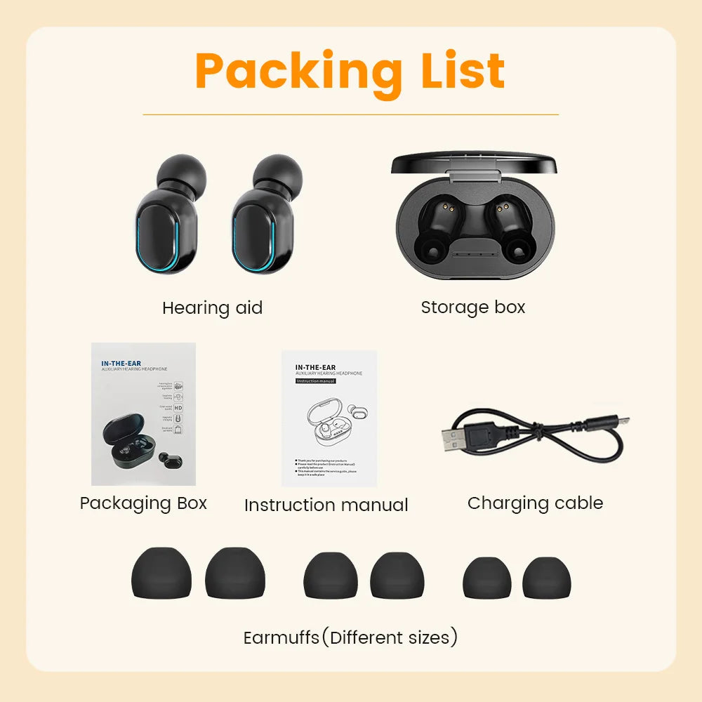 Rechargeable Mini Invisible Hearing Aid