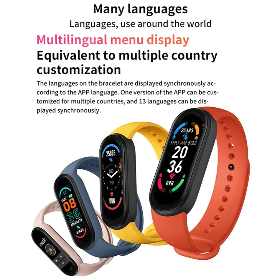 M6 Fitness Smartwatch