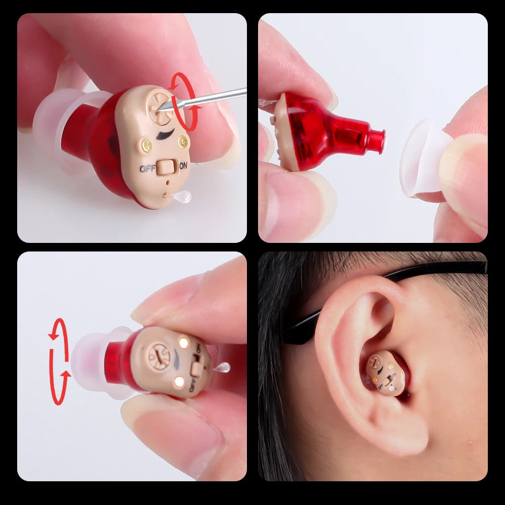 Rechargeable Mini Invisible Hearing Aid