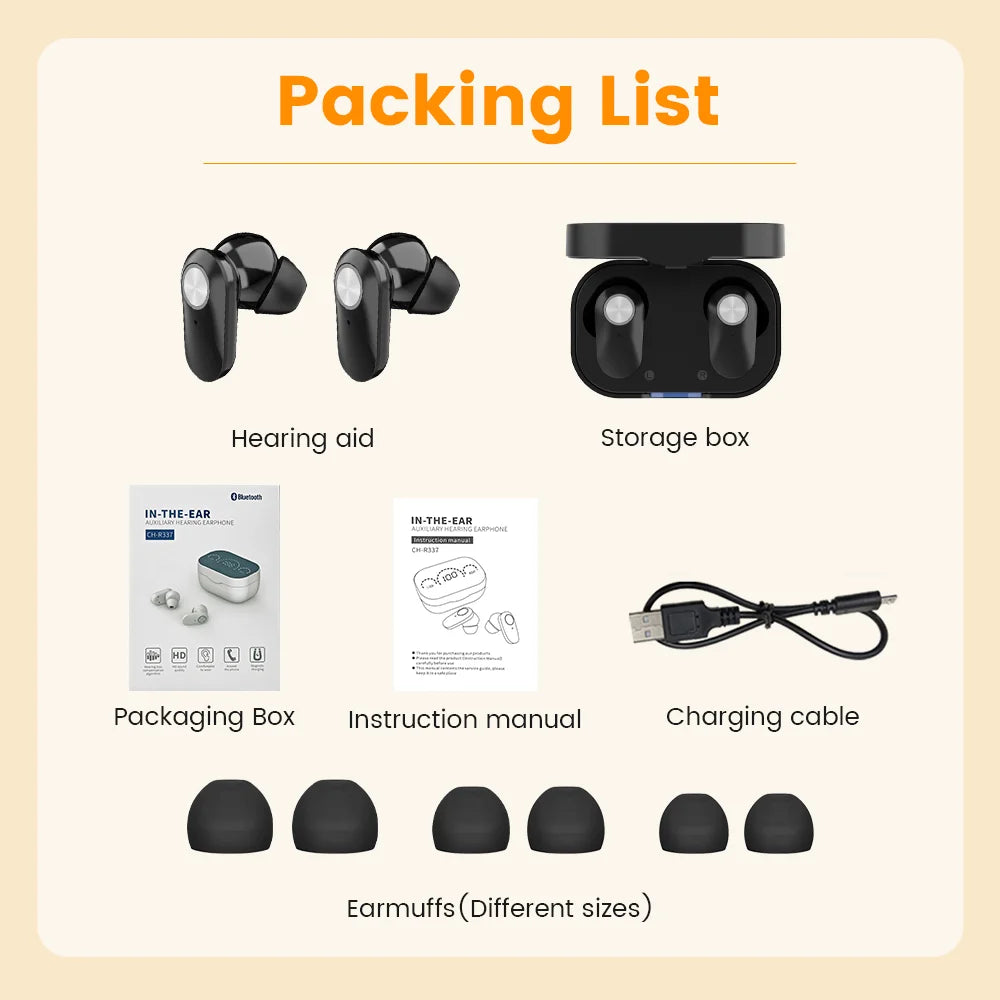 Rechargeable Mini Invisible Hearing Aid