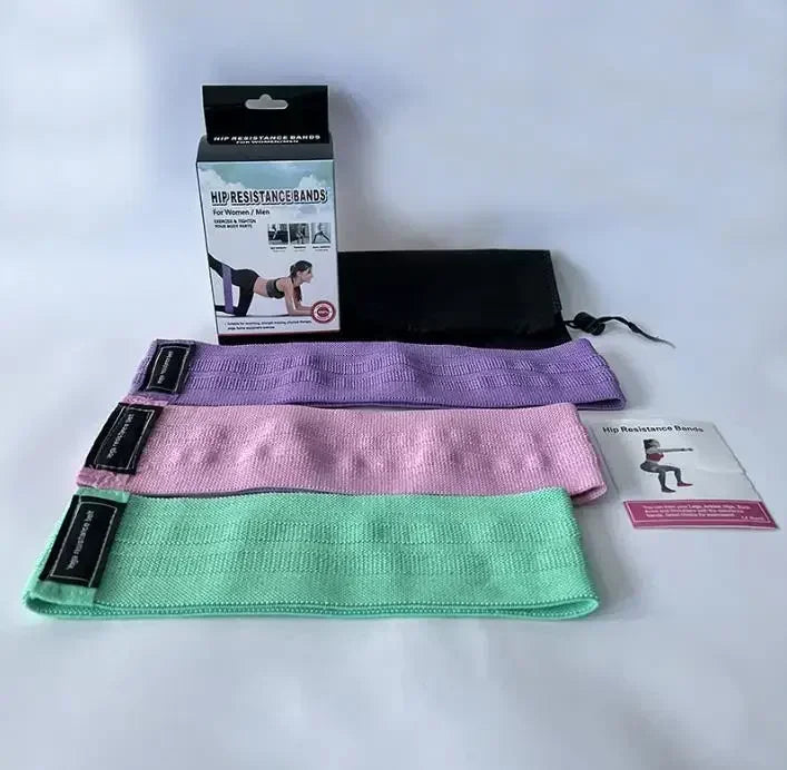 3-Piece Fabric Hip & Glute Bands