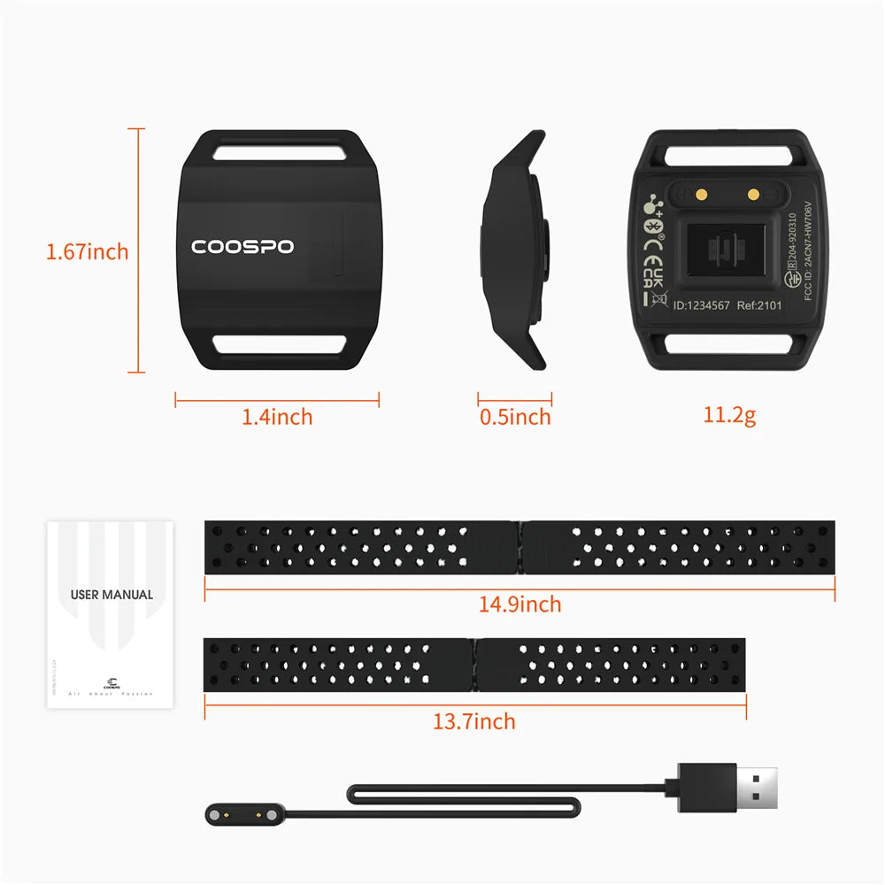 COOSPO Heart Rate Monitor Sensor