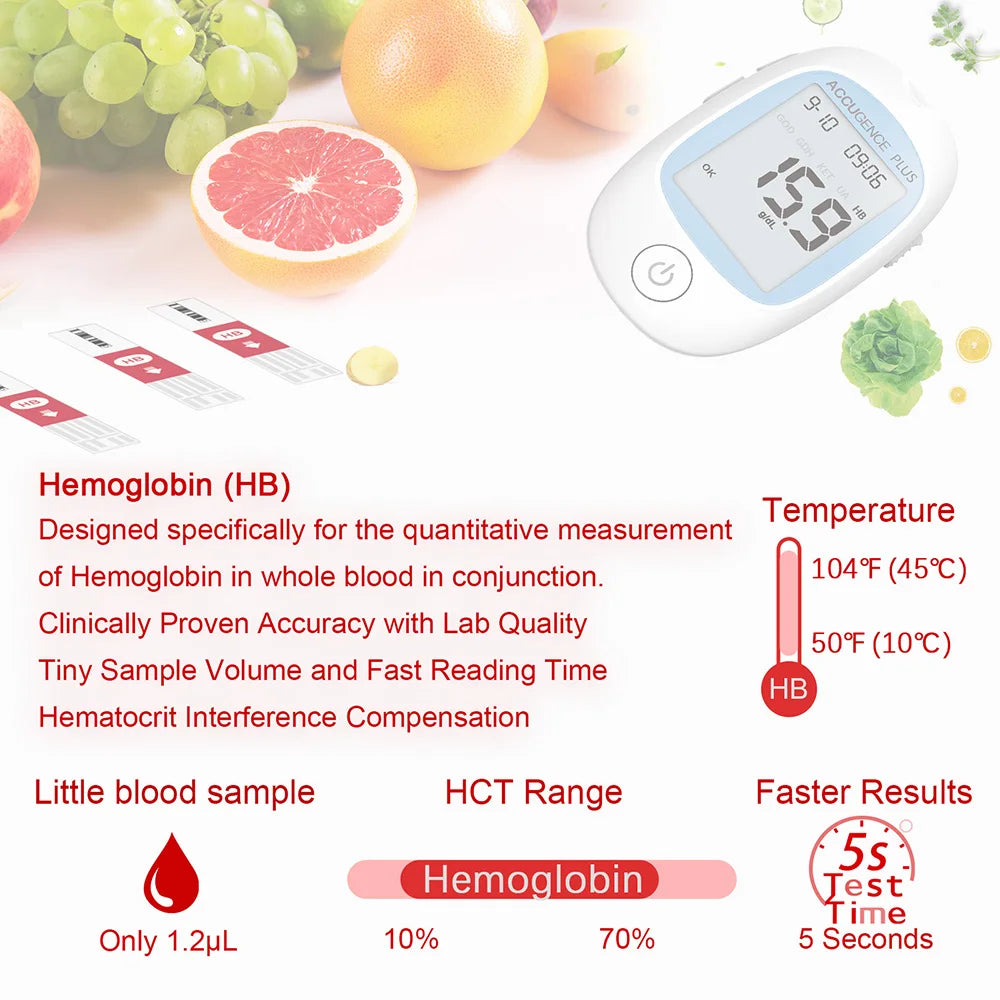 4-in-1 Blood Test Strips for PM800